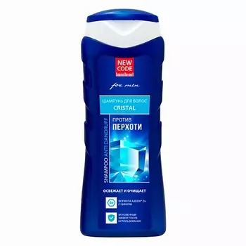 NEW CODE Шампунь мужской Cristal против перхоти 250.0