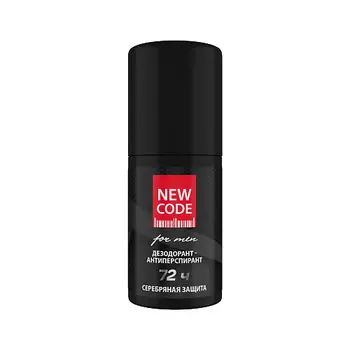NEW CODE Шариковый дезодорант-антиперспирант мужской "Серебряная защита" 50.0