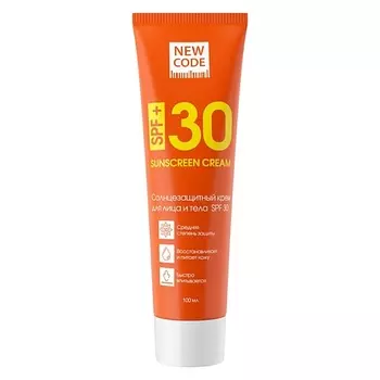NEW CODE Sun Series Крем для лица и тела солнцезащитный SPF30 100.0
