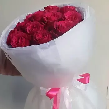 НЕЖНОСТЬ Авторский букет из роз Хот Спот