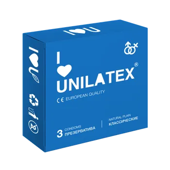 Презервативы Unilatex Natural Plain, 3 шт