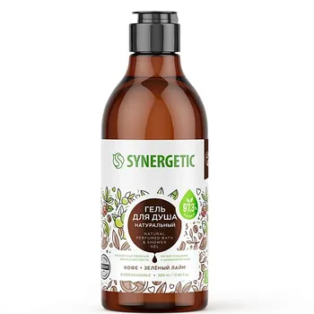 SYNERGETIC Гель для душа "Кофе и зеленый лайм" 380.0