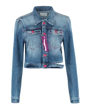 укороченная джинсовая куртка ICON DENIM