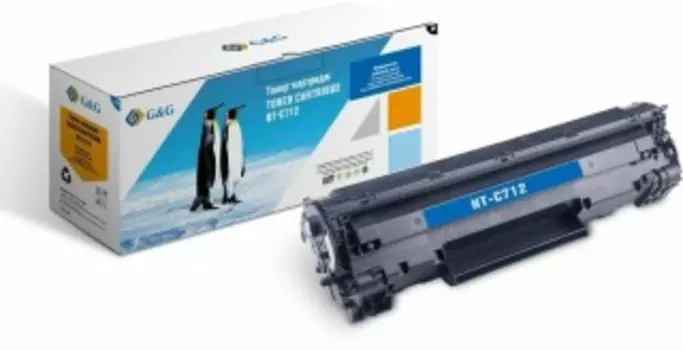 Расходный материал для печати G&amp;G NT-C712 черный (Картридж)