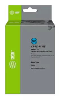 Чернила для картриджа Cactus CS-RK-3YM61 N305 черный 30мл