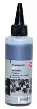 Чернила для картриджа Cactus CS-GI490BK черный 100мл