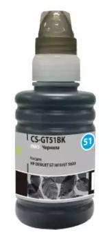 Чернила для картриджа Cactus CS-GT51BK M0H57AE черный 100мл
