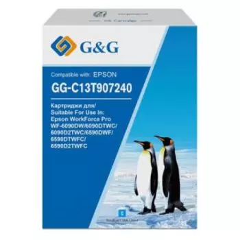 Картридж G&amp;G GG-C13T907240 голубой (Картридж)