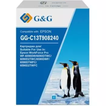 Картридж G&G GG-C13T908240 голубой