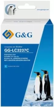 Картридж G&G GG-LC3237C голубой