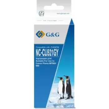 Расходный материал для печати G&amp;G NC-CLI521GY серый (Картридж)