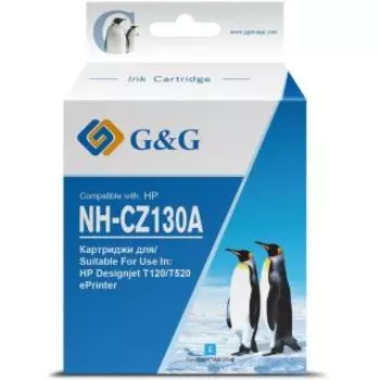 Расходный материал для печати G&amp;G NH-CZ130A голубой (Картридж)