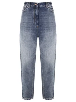 Джинсы хлопковые BRUNELLO CUCINELLI