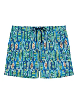 Шорты для серфинга HOM Beach Boxer Marbella, цвет Blue/Mixed colors