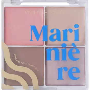 VIVIENNE SABO Кремовая палетка для скульптурирования лица Mariniere