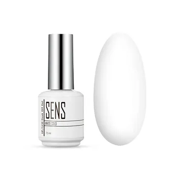 SENS Цветной гель-лак для ногтей белый 7.5