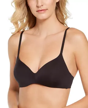 Бюстгальтер Litewear Wirefree DK4047 без косточек DKNY, черный