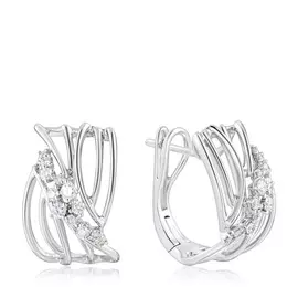 Серьги с английским замком из золота юрE08483