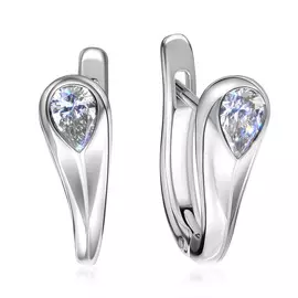 Серьги с английским замком из золота Я6519311000