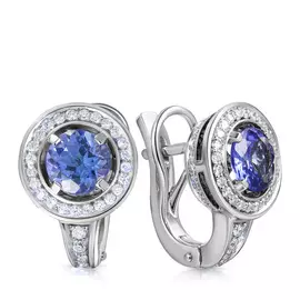 Серьги с английским замком из золота Я6519880000