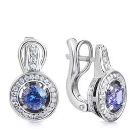 Серьги с английским замком из золота Я6519880001