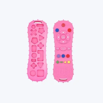 Силиконовый прорезыватель для зубов, детская игрушка, прорезывание зубов у новорожденных, аксессуары для сосания и жевания, детские игрушки, подарок без бисфенола А