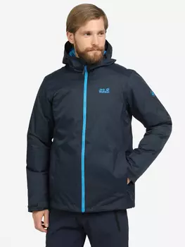 Куртка утепленная мужская Jack Wolfskin Frosty Morning, Синий, размер 44