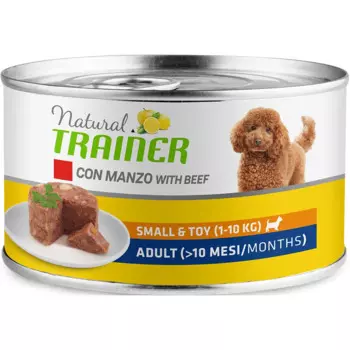 Trainer Natural Small &amp; Toy Adult консервы для собак мелких и миниатюрных пород, с говядиной, 150 г