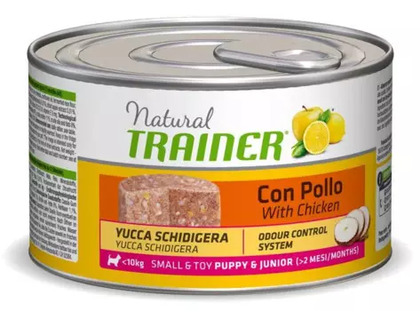 Trainer Natural Small &amp; Toy Puppy &amp; Junior консервы для щенков мелких пород, с курицей, 150 г