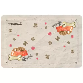 Triol Коврик под миску Косточки, 43x28 см