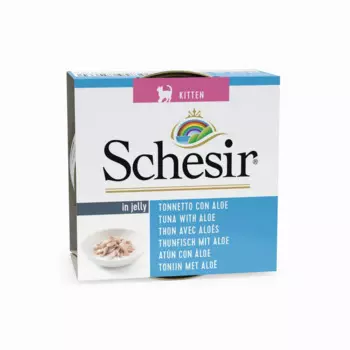 Schesir Консервы для котят, с тунцом и алоэ, 85 г