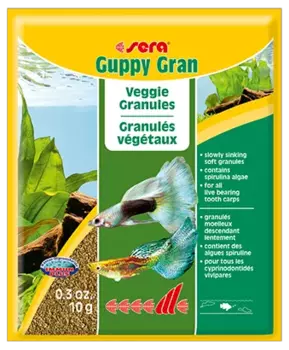 Sera Guppy Gran корм для гуппи, бн. 10г