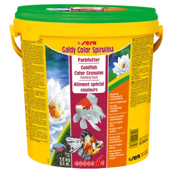 Sera Корм для рыб Goldy Color Spirulina 10 л (3,8 кг) (ведро)