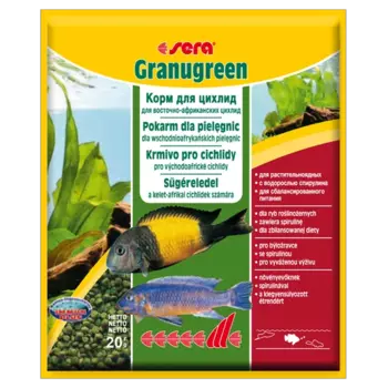 Sera Granugreen Корм для рыб, 20 гр.