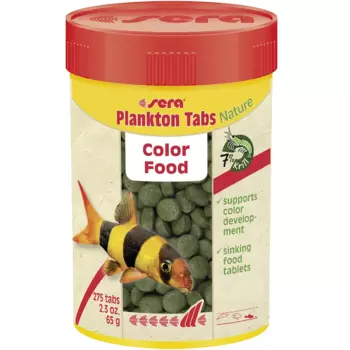 Sera Plankton Tabs Корм для рыб, 275 таблеток, 65 гр.