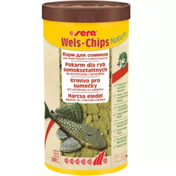 Sera Wels Chips Корм для рыб, 380 гр.