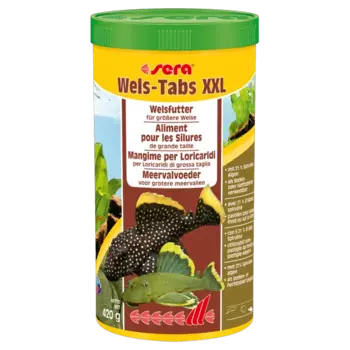 Sera Корм для рыб Wels Tabs XXL 1000 мл (420 г)
