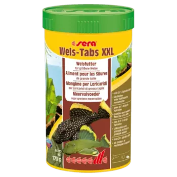 Sera Wels Tabs XXL Корм для рыб, 130 гр.