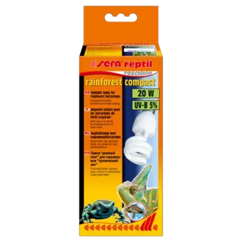 Sera Sera Лампа Reptil Rainforest Compact UV-B 5% 20 W