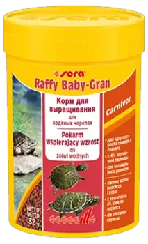 Sera Raffy baby gran Корм для молодых рептилий гранулы, бн. 100 мл