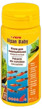 Sera Vipan Baby корм из микрохлопьев для мальков и растущих рыбок, 50мл