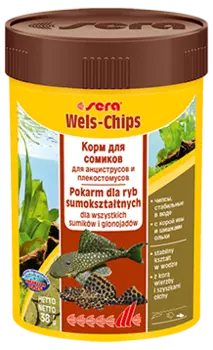 Sera Wels-Chips корм для сомиков, чипсы, бн. 100 мл
