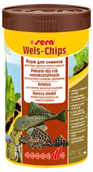 Sera Wels-Chips корм для сомиков, чипсы, бн. 250 мл