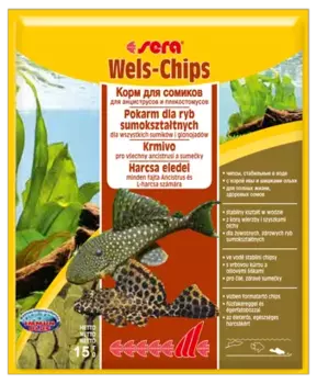 Sera Wels-Chips корм для сомиков, чипсы, пак. 15 г