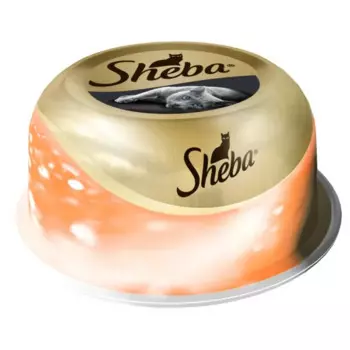 Sheba Classic влажный корм для кошек, ассорти из цыпленка с уткой, 80г