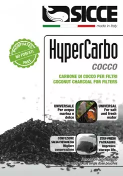 Sicce Наполнитель для фильтров HYPERCARBO COCCO активированный уголь 2x150г
