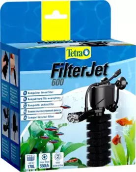 Tetra Фильтр внутренний компактный FilterJet 600 для аквариумов на 120-170 л, 550 л/ч, 6 Вт