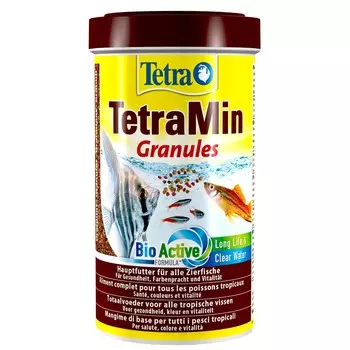 Tetra Min Granules корм для рыб в гранулах, 500 мл