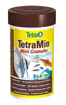Tetra Min Mini Granules Корм для рыб в мелких гранулах, 100 мл