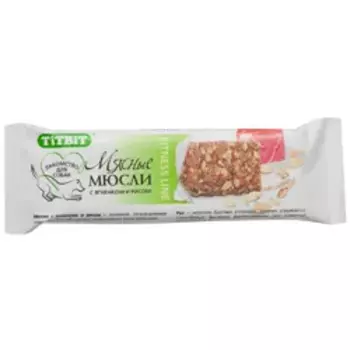 TiTBiT лакомство для собак, Мюсли мясные с ягненком и рисом, уп. 40г